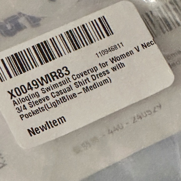 🆕 Ailoqing Swimsuit Coverup Women’s Medium - Picture 8 of 8